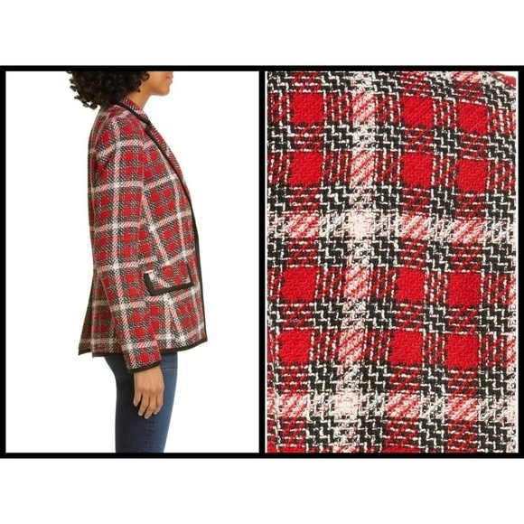 💕VERONICA BEARD💕 Tweed Harriet Cutaway Blazer - Picture 4 of 8